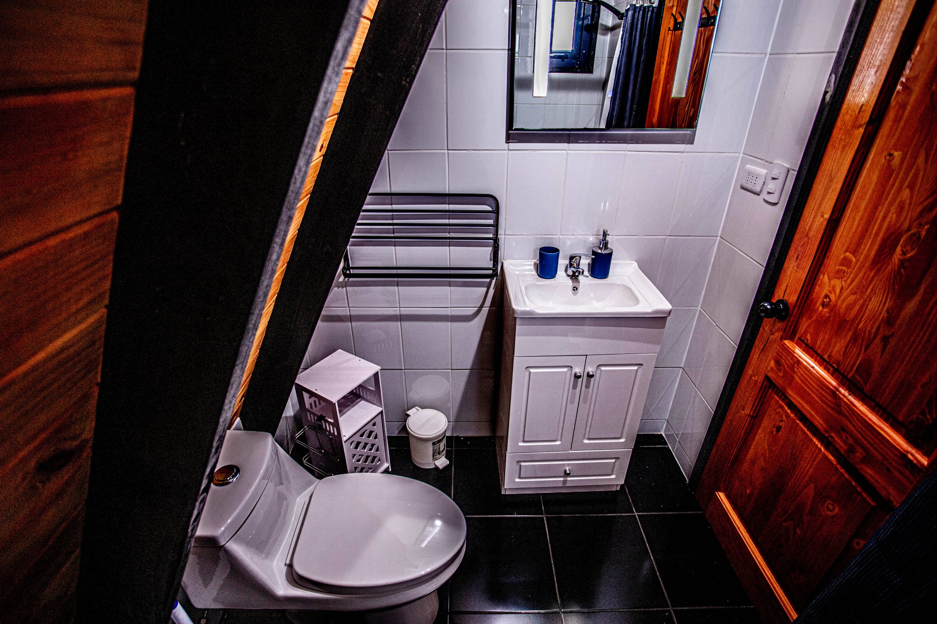 El baño de la tiny house — Parcela 1, Parcela Los Litres